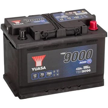 Yuasa Ybx9000 Ybx9096 Agm Accu 70Ah 278X175X190, Verzenden, Nieuw