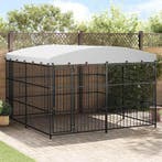 vidaXL Hondenkennel voor buiten met dak 300x300x210 cm, Dieren en Toebehoren, Verzenden, Nieuw