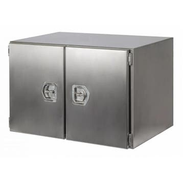 Onderbouwkist Tilbox RVS Dubbele Deuren 1000x500x500 mm, Verzenden, Nieuw