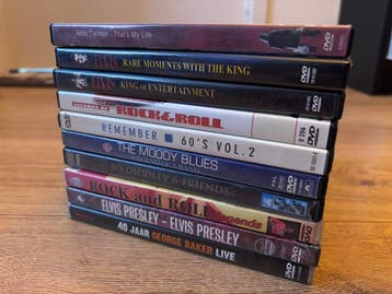 Verzameling van 10 muziek DVDs! Opruiming!, Ophalen of Verzenden, Gebruikt, Muziekvideo's