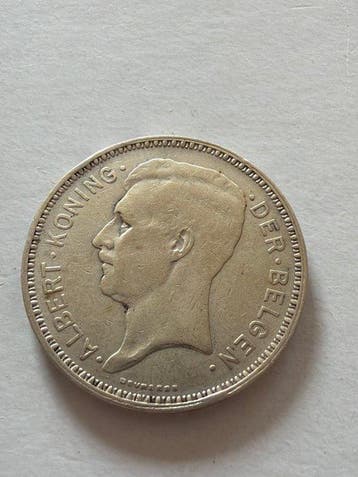 België. Leopold III. 20 Francs 1934 (Zonder minimumprijs)