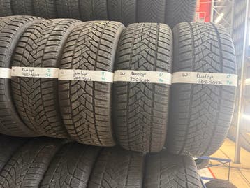205-50-17 Dunlop Winterbanden 8mm Incl Montage 205 50 17, Ophalen, Gebruikt, 17 inch, Band(en)