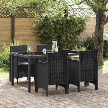 Tuinstoelen 4 stuks Antraciet | Retourdeal 59% Korting, Ophalen of Verzenden, Gebruikt, Kunststof