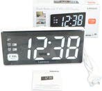 Lenco CR-30WH - Wekkerradio met groot 3” LED Display - Wit, Verzenden, Nieuw