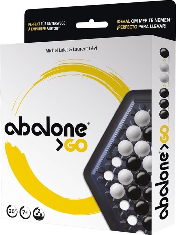Abalone - GO | Zygomatic - Reisspellen, Hobby en Vrije tijd, Gezelschapsspellen | Bordspellen, Nieuw, Verzenden