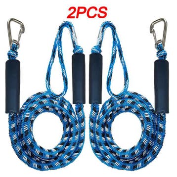 Elastische docklijn bungee touw met clips en drijvers, Verzenden, Nieuw