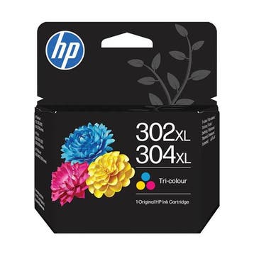 HP 302XL/304XL (B7RT8AE) inktcartridge kleur hoge capaciteit, Verzenden, Nieuw, Cartridge, HP