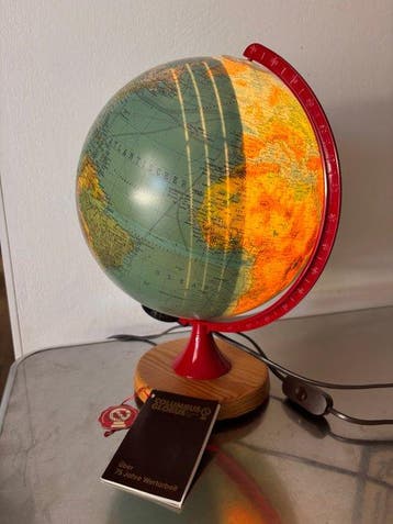 Terrestrial table globe - Rare Columbus Duplex Illuminated