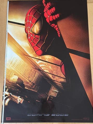 Spider-Man - Original High Gloss Teaser US One Sheet Poster, Verzamelen, Nieuw