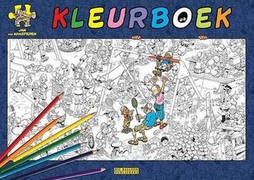 Boek: Jan van Haasteren kleurboek - (als nieuw), Boeken, Verzenden, Zo goed als nieuw