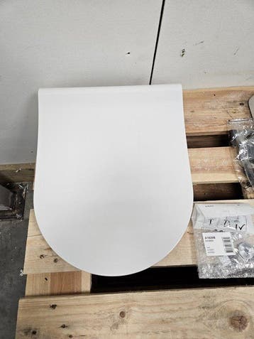 Closetzitting 37 x 45 cm Plieger Kansas by Pressalit Slim, Ophalen of Verzenden, Nieuw, Bad