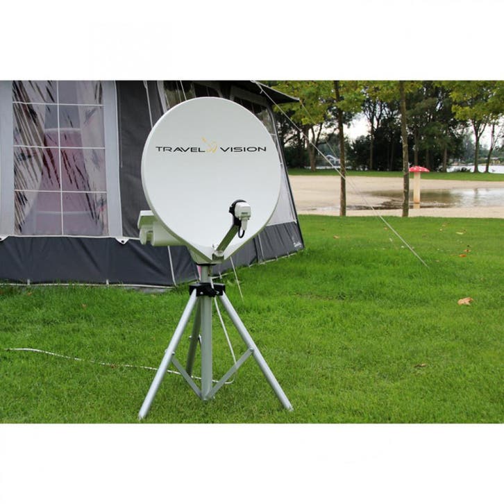 Travel Vision R7 Single LNB Schotel 80 cm 12/24V, Audio, Tv en Foto, Overige Audio, Tv en Foto, Nieuw, Ophalen of Verzenden