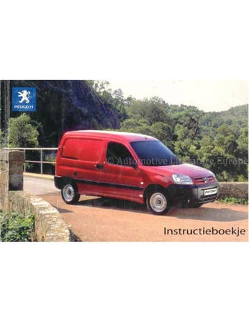 2005 PEUGEOT PARTNER INSTRUCTIEBOEKJE NEDERLANDS, Auto diversen, Handleidingen en Instructieboekjes