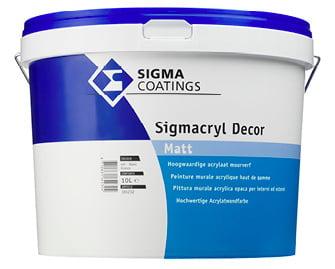 Sigma Sigmacryl Decor Matt - Wit - 2,5 liter, Wit, Nieuw, Ophalen of Verzenden, Verf