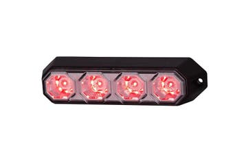 Led Stroboscooplamp Rood 12/24 Volt - Waarschuwingslamp - Zw, Ophalen of Verzenden, Nieuw, Universele onderdelen