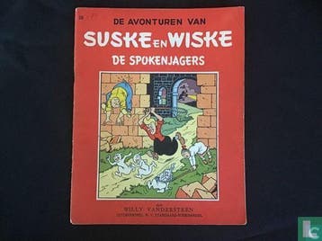 Suske en Wiske - De spokenjagers - 1956, Boeken, Eén stripboek, Verzenden, Gelezen, Vandersteen, Willy.