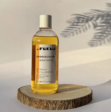 Dr Fukuj heren hydraterende badschuim en bad gel PERZIK met, Nieuw