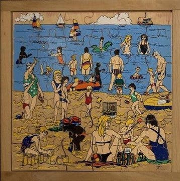 Educo Puzzel aan de zee (36 stukjes), Verzenden, Nieuw