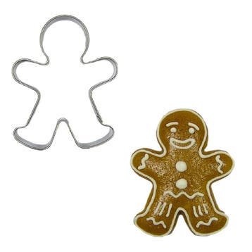 BrandNewCake Uitsteker Gingerbread Man RVS 4cm, Verzenden, Nieuw