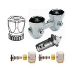 Set haaks 16mm Alu/Pex - handwiel - insert - Softline 6, Verzenden, Nieuw
