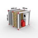 Opslagcontainer 3m huren