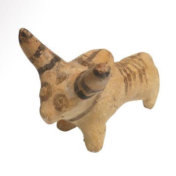 Indus Vallei Terracotta Bi-Chrome Zebu Bull