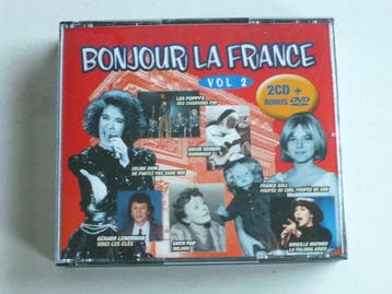 Bonjour La France - vol.2 (2 CD + DVD), Ophalen of Verzenden, Zo goed als nieuw