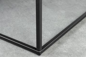 Moderne salontafel ARCHITECTURE 60cm grafiet metalen frame -, Ophalen of Verzenden, Nieuw