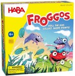 Froggos - Dobbelspel | Haba - Kinderspellen, Hobby en Vrije tijd, Gezelschapsspellen | Bordspellen, Verzenden, Nieuw