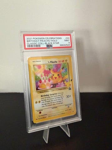 Pokémon - 1 Graded card - Pikachu #24 Foil, Promo card - PSA, Nieuw
