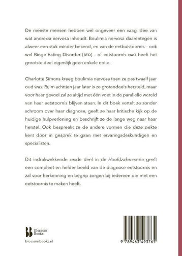 Eetgestoord / Hoofdzaken / 6 9789463493765 Charlotte Simons, Verzenden, Zo goed als nieuw, Charlotte Simons