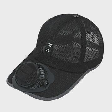 Ventilator Pet met Zonneklep: Solar & USB Oplaadbaar voor Op, Verzenden, Nieuw