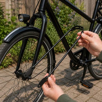 Kalloy BD0904A Spatbordstang mat-zwart (Fietsonderdelen), Ophalen of Verzenden, Nieuw, Derailleur of Ketting