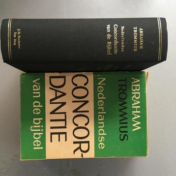 Nederlandse concordantie van de bijbel - A. Trommius, Boeken, Verzenden, Gelezen, A. Trommius