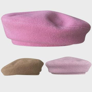 Roze Baret Dames - Koreaanse Stijl Minimalistisch Elegant Sc, Verzenden, Nieuw