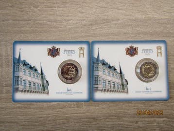 Luxemburg. 2 Euro 2023 Olympisch Comité + Grondwet (2