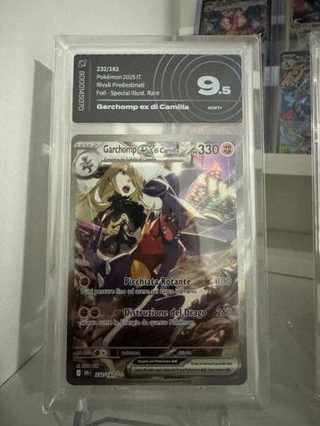 Pokémon - 1 Graded card - Garchomp 232/182 Foil, Full art -, Nieuw