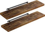 2dekans | Casaria Wandplank – 2 St. 90 cm 15kg Belastbaar –, Huis en Inrichting, Woonaccessoires | Wandplanken en Boekenplanken