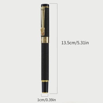Luxe Metalen Vulpen met Iridium Punt (0.5mm) - Stijlvol Schr, Verzenden, Nieuw in verpakking