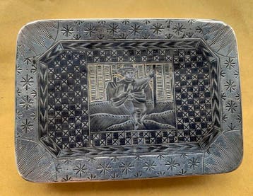 Snuifdoos - Zilver - Russian 84 Silver