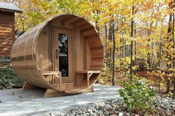 Dundalk Barrel Sauna BS310 - ø214 Knotty Red Cedar (PD), Ophalen of Verzenden, Nieuw