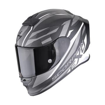 Scorpion EXO-R1 Evo Carbon Air Runner Zwart Wit, Integraalhelm, Nieuw met kaartje, Overige merken, Heren