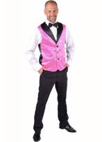 Roze Gilet pailletten heren, Ophalen of Verzenden, Nieuw