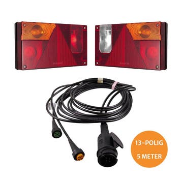 Verlichtingsset Aanhanger Aspöck Multipoint 1, 5m | 13-polig, Ophalen of Verzenden, Nieuw