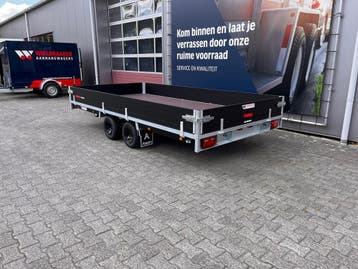 Anssems plateauwagen + oprijplaten | 405x203 cm - 3000 kg, Nieuw