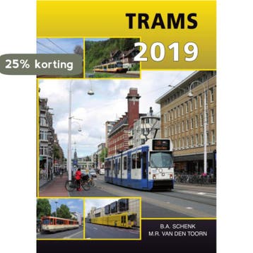 Trams 2019 9789059612167 Bas Schenk, Boeken, Verzenden, Zo goed als nieuw, Bas Schenk