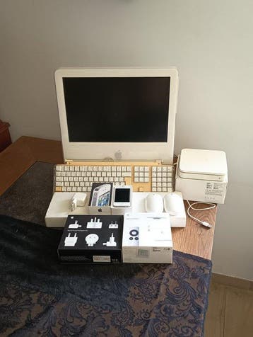Apple iMac G5 17 A1058, claviers, Mighty Mouse, AirPort, Nieuw