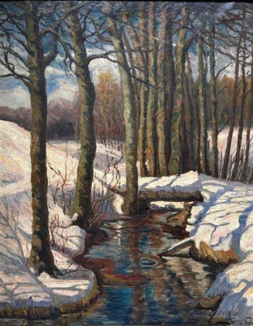 Alfons Proost (1880-1957) - Sneeuwlandschap