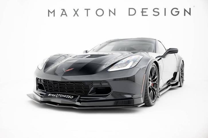 Front Splitter V.1 Chevrolet Corvette Stingray / Z06 C7, Auto diversen, Tuning en Styling, Verzenden