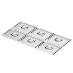 GGM Gastro | (6 stuks) RVS GN-deksel GN 1/2 - hoogte: 27mm -, Verzenden